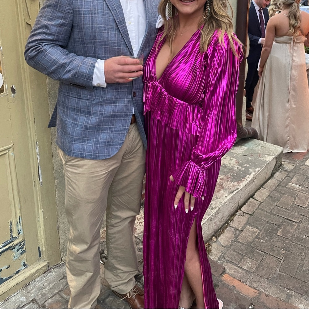 BuddyLove Evie Metallic Maxi Dress